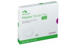 MOLNLYCKE Mepilex Border Flex Oval 7,8 x 10cm /opk. 5 szt
