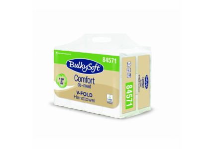 BULKYSOFT CLASSIC Ręcznik papierowy składany 24x21cm V-FOLD Ultra 2w 3000szt. /200 szt x 15 paki.