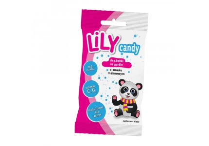 Drażetki LiLY Candy na gardło-1 sztuka