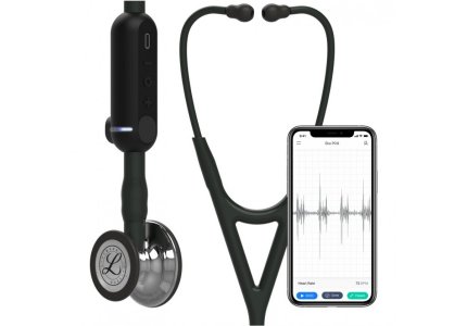 Stetoskop elektroniczny 3M™ Littmann® CORE-8869-czarny-mirror finish