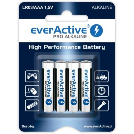 everActive LR03/AAA Pro Alkaline 4 szt