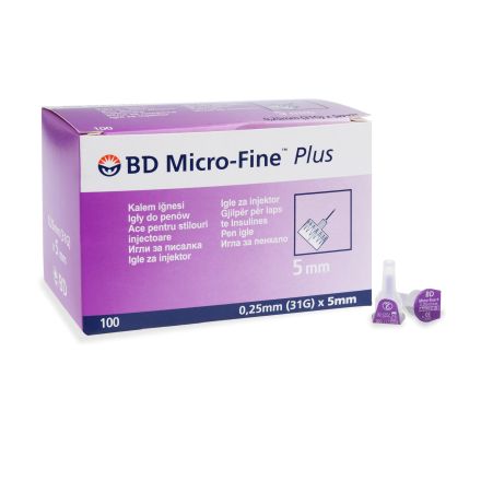 BD Micro-Fine PLUS 0,25 x 5 mm
