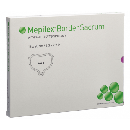 MOLNLYCKE Mepilex Border Sacrum 16 x 20 /opk. 5 szt