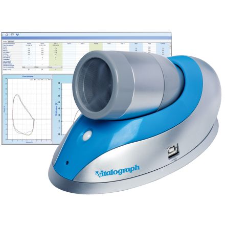 Spirometr VITALOGRAPH Pneumotrac z Spirotrac oprogramowaniem na Windows 7/8/10