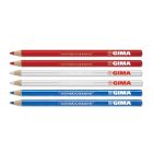 GIMA ołówek dermograficzny-3 kolory (opakowanie 6 szt)