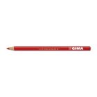 GIMA ołówek dermograficzny czerwony 6 sztuk