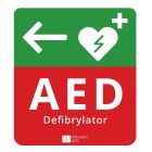 Tablica kierunkowa do defibrylatora AED Lewo