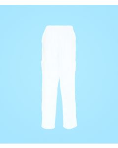 Spodnie męskie - białe 89040/WHTT/XXS